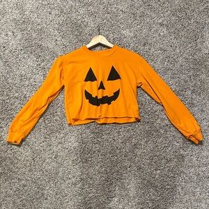 Pumpkin Face Costume Top - Orange